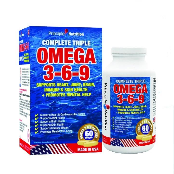 Viên uống Omega 3-6-9 Principle Nutrition USA