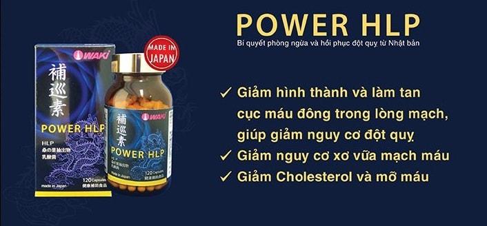 Viên uống phòng ngừa và hồi phục đột quỵ Power HLP Nhật Bản