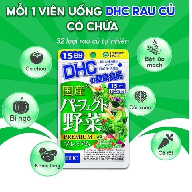 Viên uống rau củ DHC Perfect Vegetable