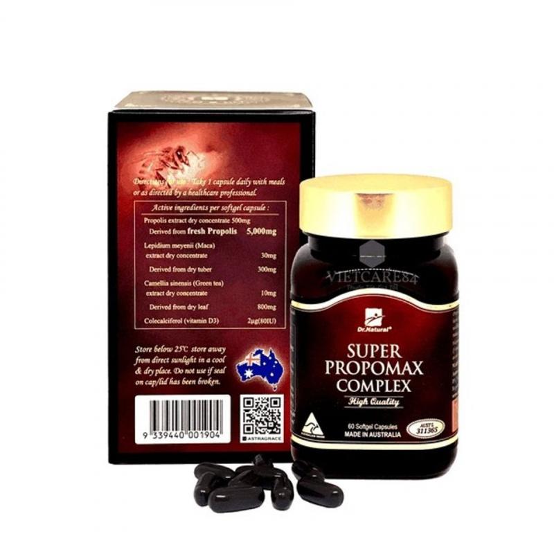 Viên uống sáp ong Úc Dr Natural Super Propomax Complex