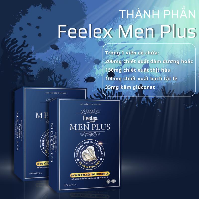 Viên uống tăng cường sinh lí nam giới Feelex Men Plus