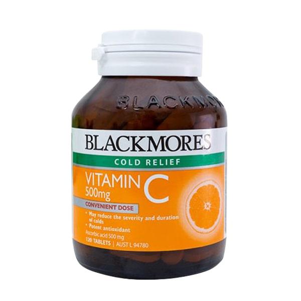 Viên uống tăng sức đề kháng Blackmores Vitamin C 500mg Cold Relief 120 viên