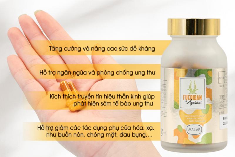 Viên uống tảo Fucoidan & Agarcius Malap