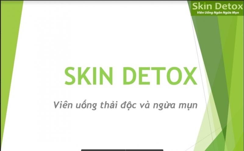 Viên uống thải độc và ngừa mụn SKIN DETOX