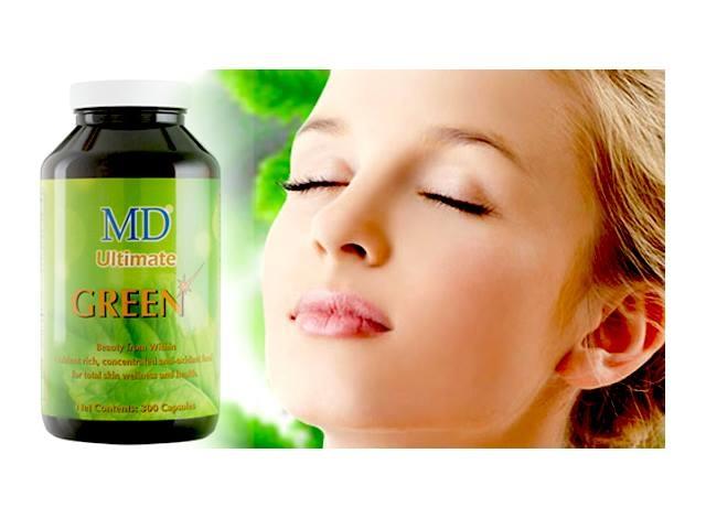 Viên uống thải độc và trị mụn MD Ultimate Green