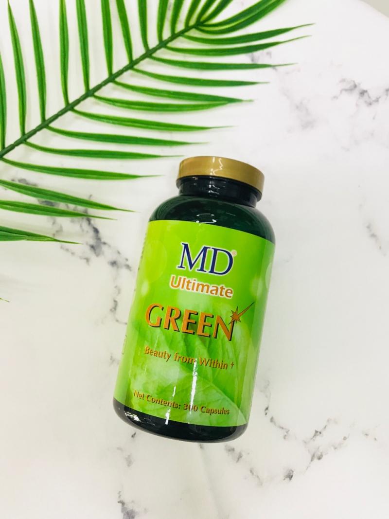 Viên uống thải độc và trị mụn MD Ultimate Green