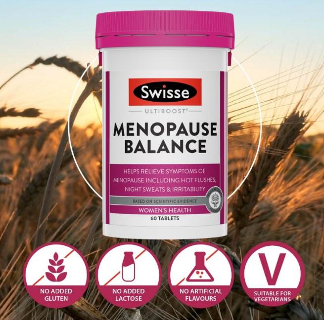 Viên uống tiền mãn kinh Swisse Ultiboost Menopause Balance