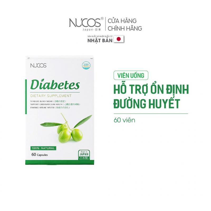 Viên uống tiểu đường, ổn định đường huyết Nucos Diabetes
