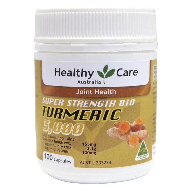 Viên uống tinh chất nghệ Healthy Care Turmeric 3000