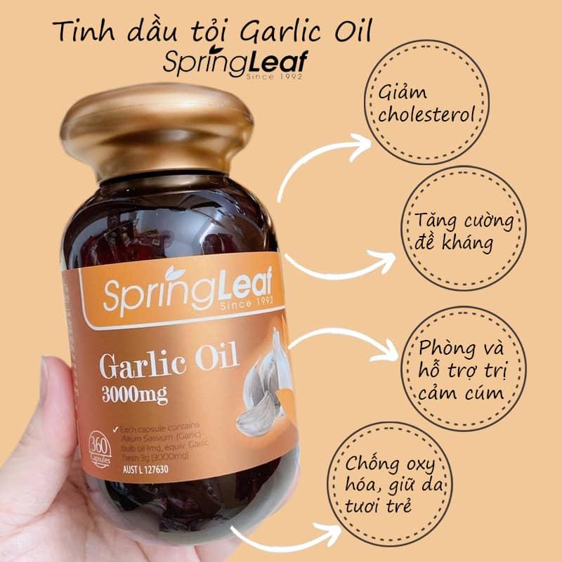 Viên uống tinh dầu tỏi Spring Leaf Garlic Oil