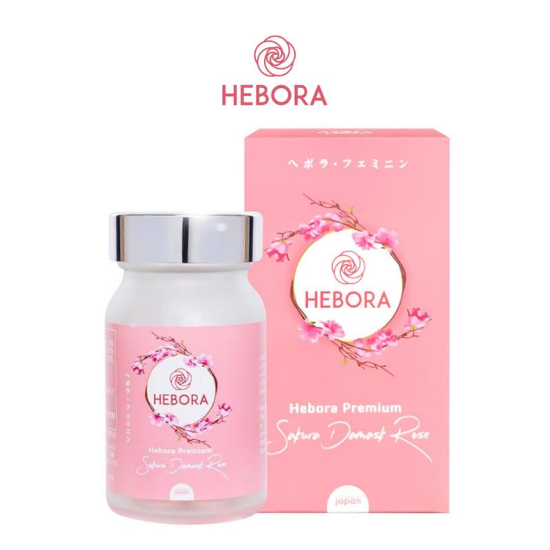 Viên uống tỏa hương Hebora Premium Sakura Damask Rose