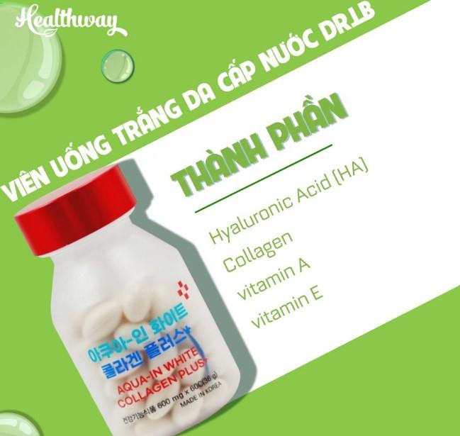 Viên uống trắng da cấp nước Hàn Quốc Plus+ Dr.Lb