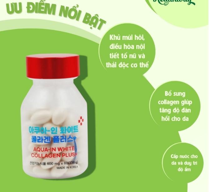 Viên uống trắng da cấp nước Plus+ Dr.Lb