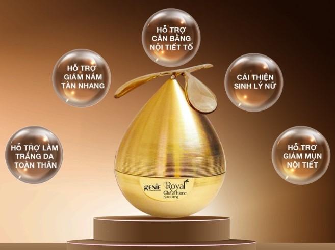 Viên uống trắng da Genie Royal Glutathione