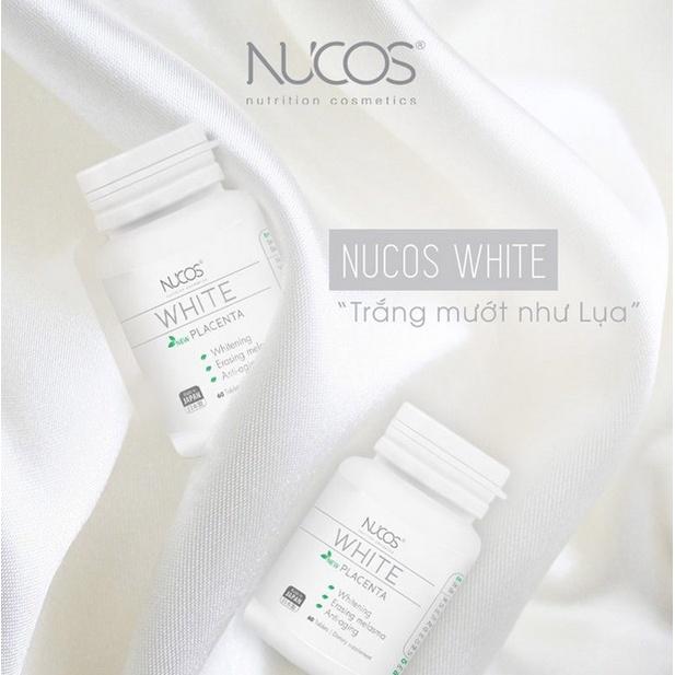 Viên uống trắng da mờ thâm nám Nucos White 60 viên