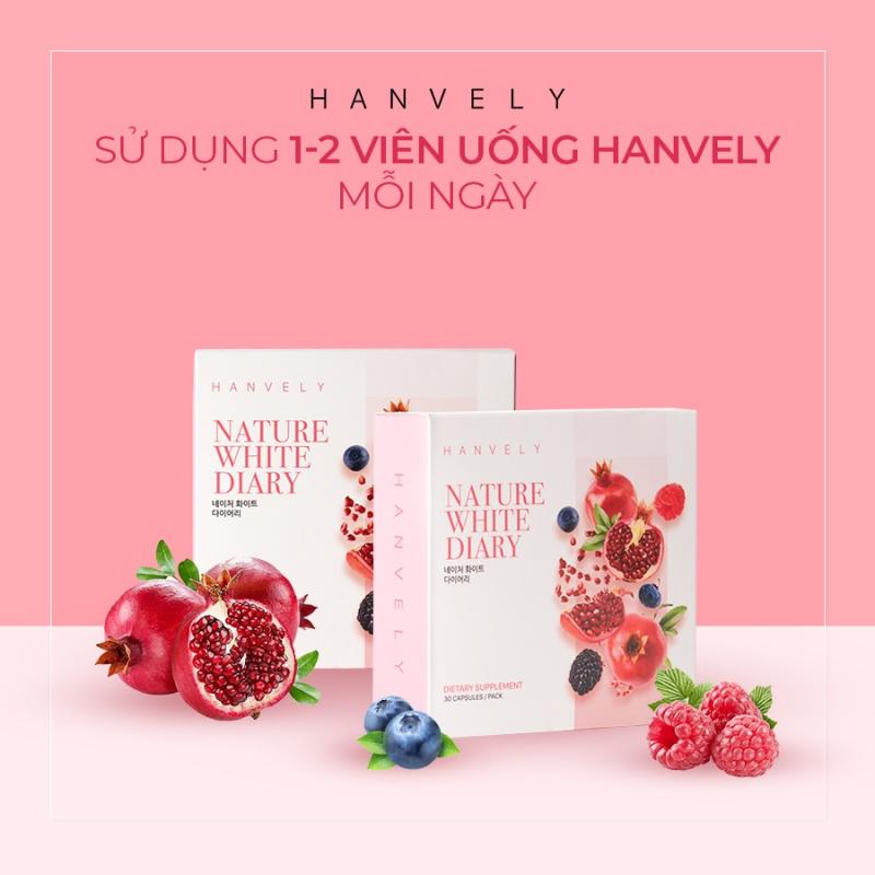 Viên Uống Trắng Da Nature White Diary 3 Blister Pack