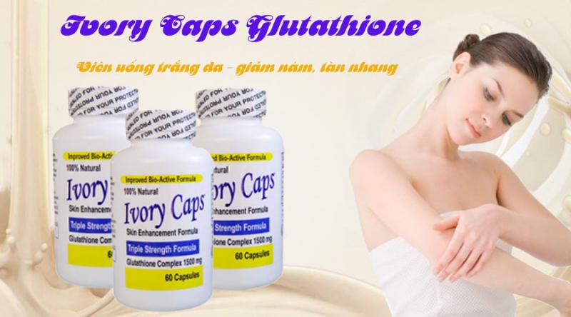 Viên uống trắng da trị nám Ivory Caps