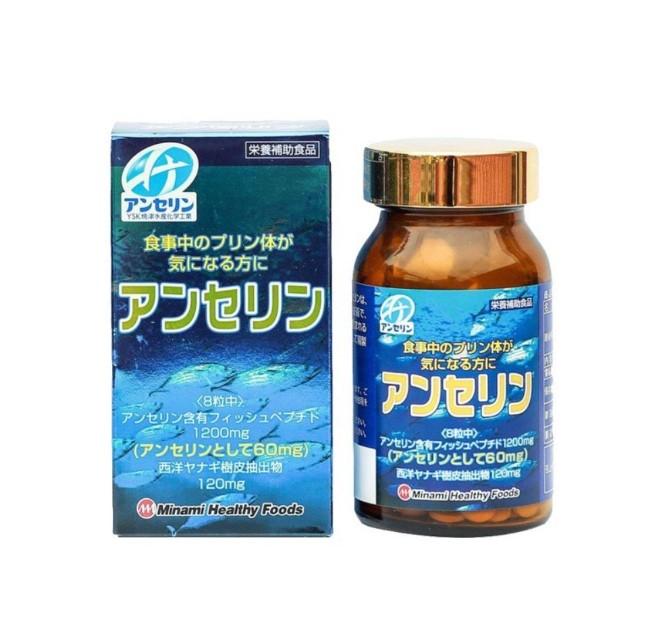 ﻿﻿Viên uống trị Gout Nhật Anserine Minami