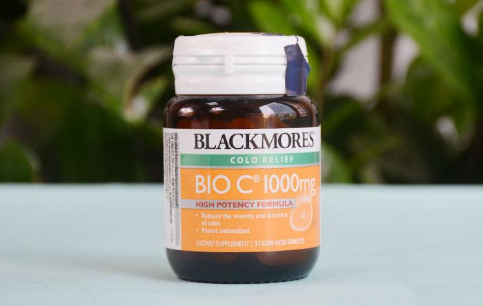 Viên uống vitamin C tăng cường sức đề kháng Blackmores Cold Relief Bio C 1000mg 31 Viên