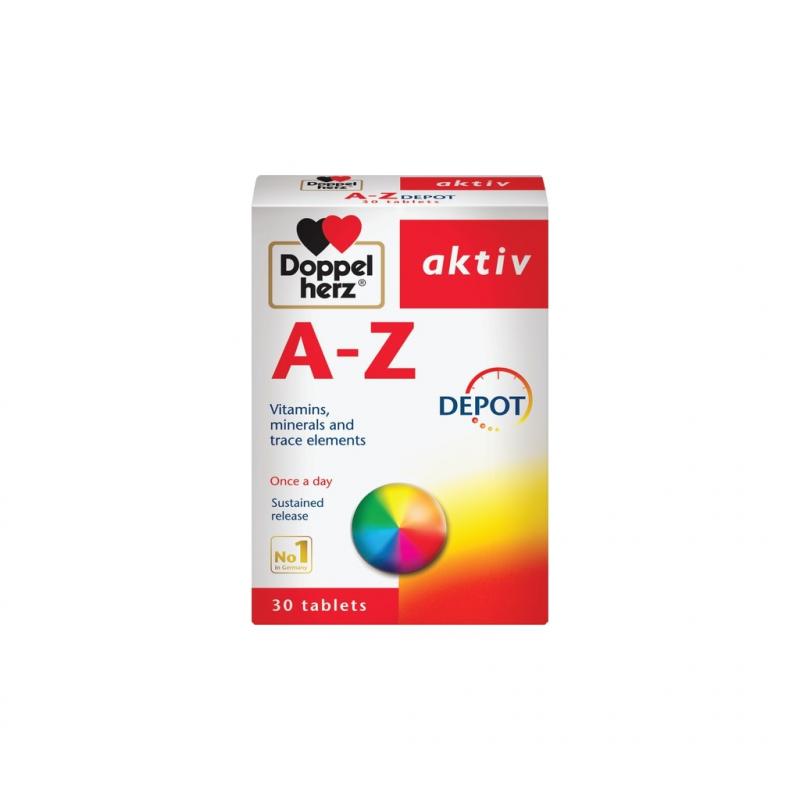 Viên uống Vitamin tổng hợp tăng cường sức khỏe đề kháng Doppelherz Aktiv A-Z Depot