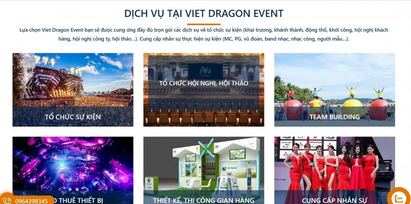 Giao diện chính website