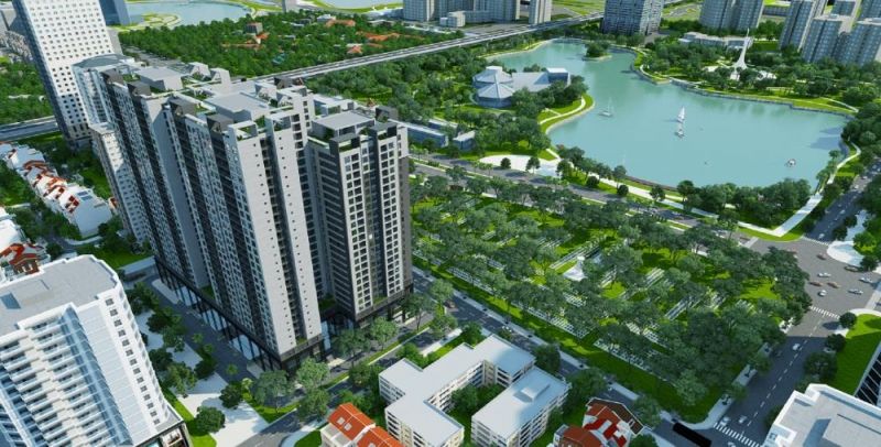 Phối cảnh chung cư Việt Đức Complex