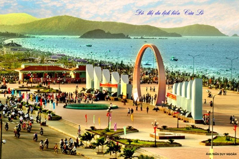 Quảng trường Bình MInh - du lịch biển Cửa Lò