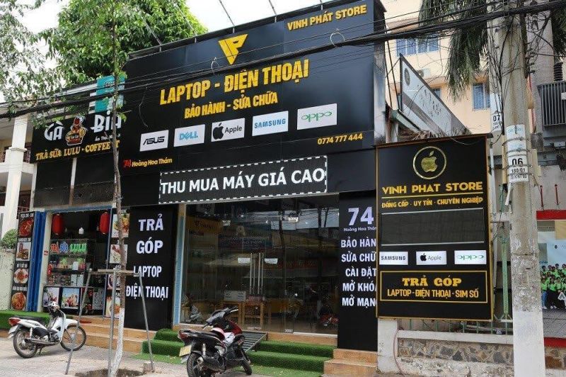 Trung tâm sửa laptop VINH PHÁT store – Trụ sở chính địa chỉ 74 đường Hoàng Hoa Thám, Phường Hiệp Thành, Thủ Dầu Một