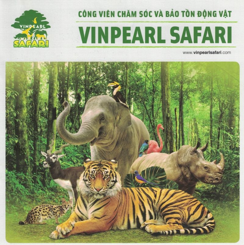 Vinpearl Safari is the first wild zoo in Vietnam