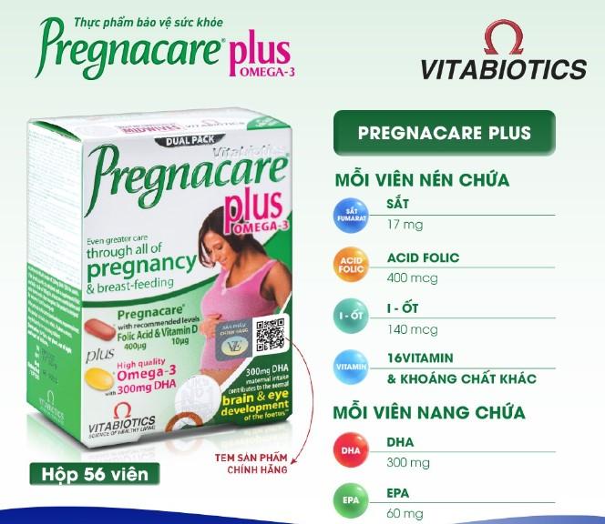 Vitamin bà bầu Pregnacare Plus Omega-3