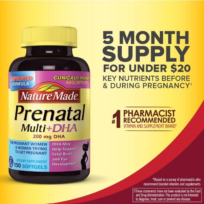 Nature Made Prenatal Multi + DHA