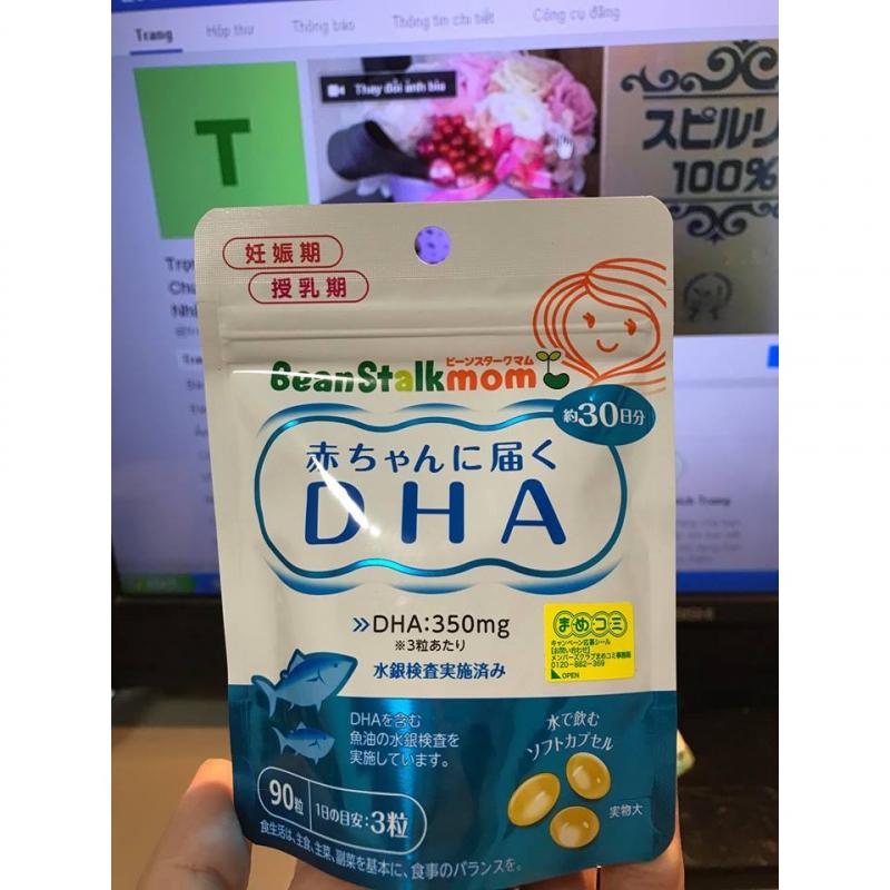 Vitamin Bổ Sung DHA Cho Bà Bầu Beanstalkmom Gói 90 Viên: