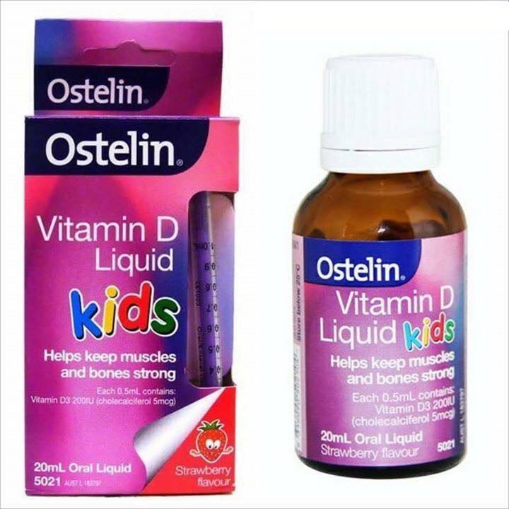 Siro Ostelin Vitamin D thích hợp dùng cho trẻ em để ngăn ngừa và hỗ trợ điều trị thiếu hụt Vitamin D