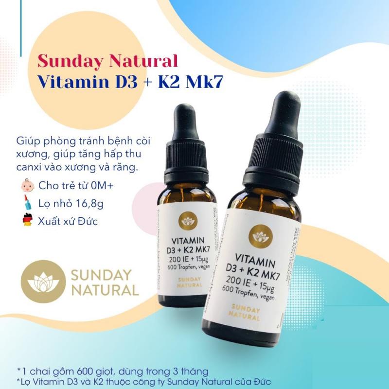 Sunday Natural Vitamin D3 K2 Mk7 1000 Ie At Henry Lymburner Blog