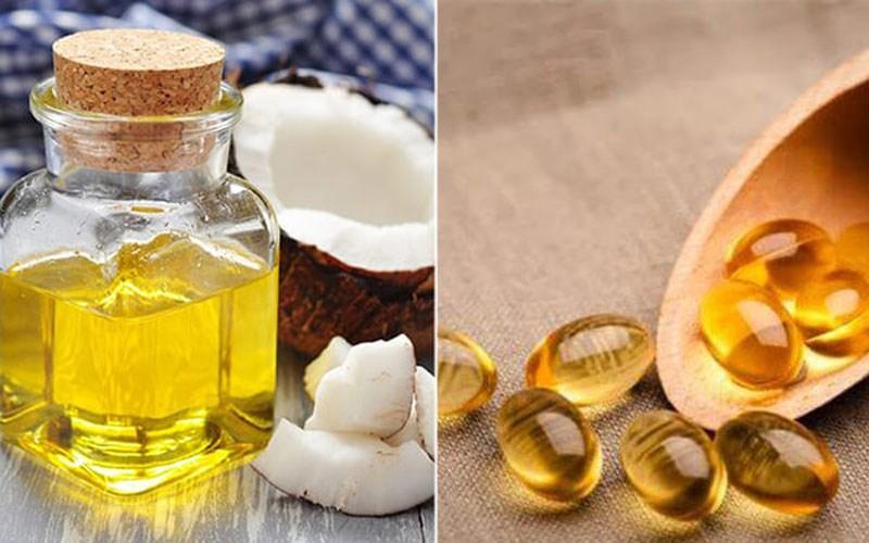 Vitamin E kết hợp với dầu dừa