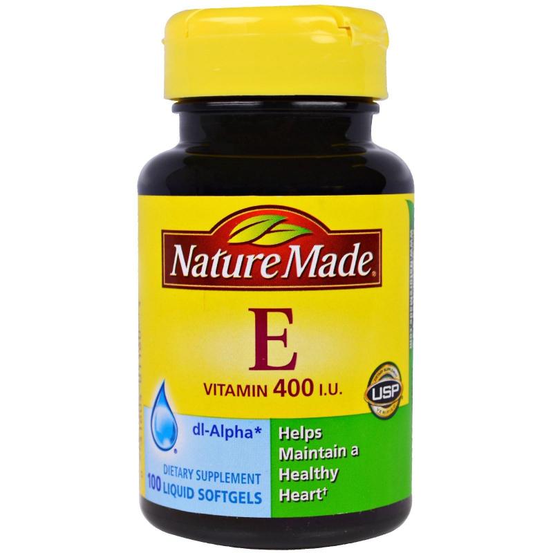 Vitamin E thiên nhiên Nature Made 400IU hộp 300 viên của Mỹ