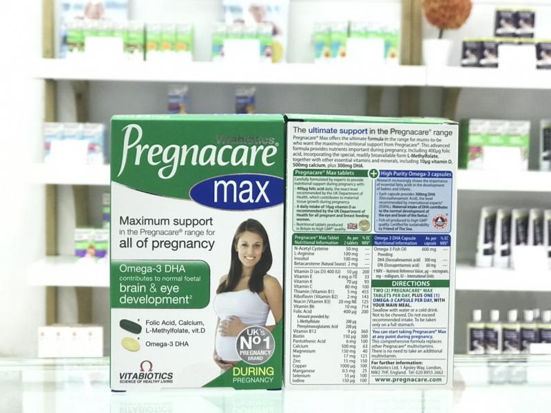 Vitamin tổng hợp cho bà bầu Pregnacare Max