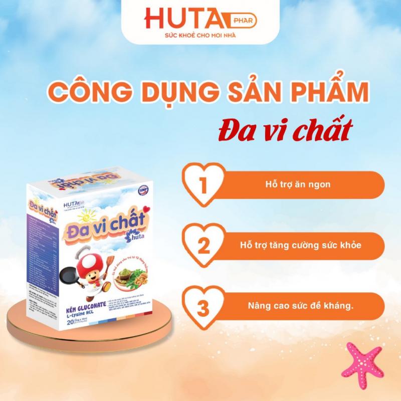 Vitamin tổng hợp cho bé Đa Vi Chất Huta Phar