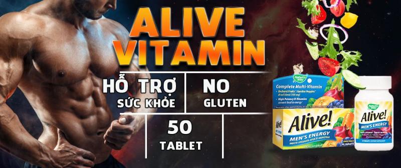 Vitamin tổng hợp cho nam  Alive Men’s Energy