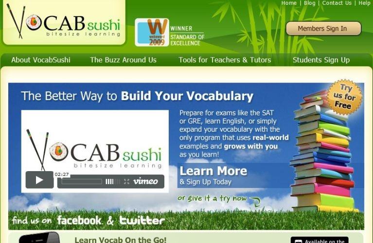 Học tiếng Anh trên Vocabsushi.