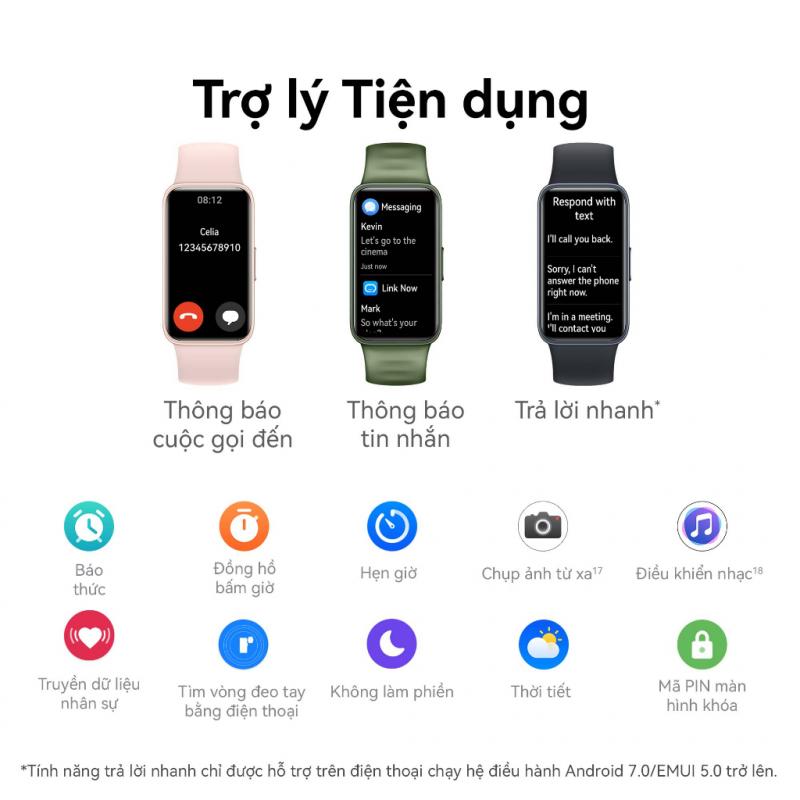 Vòng đeo tay thông minh Huawei Band 8