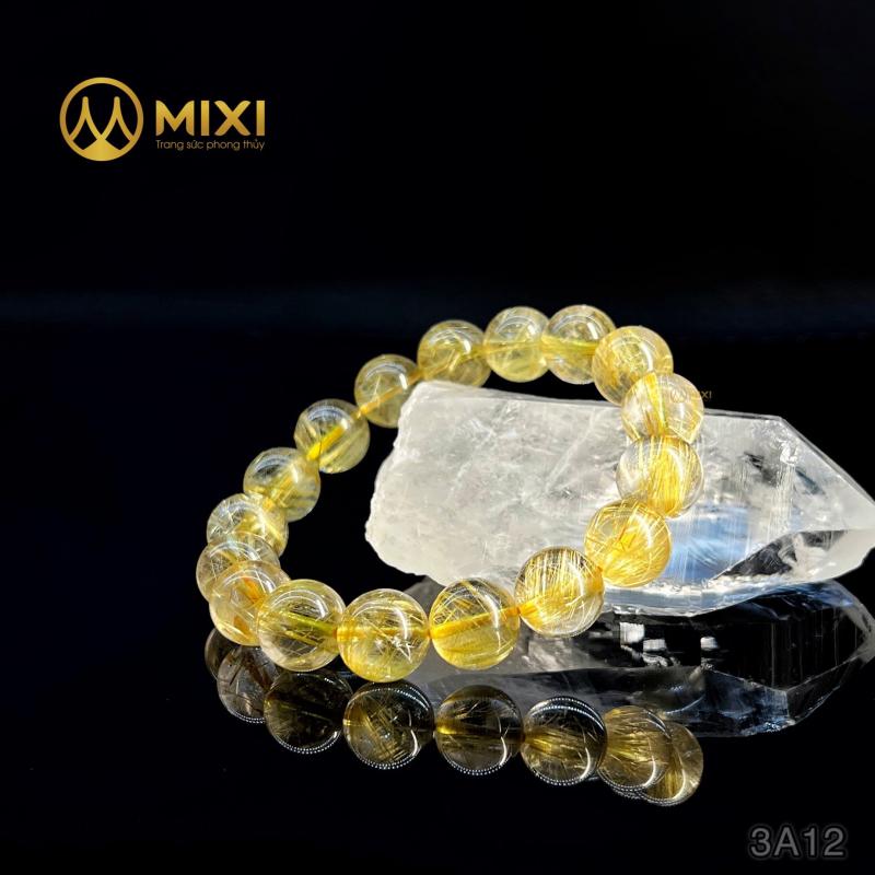 Vòng tay đá phong thủy thạch anh tóc vàng – Vật phẩm hộ thân & kích hoạt năng lượng cá nhân