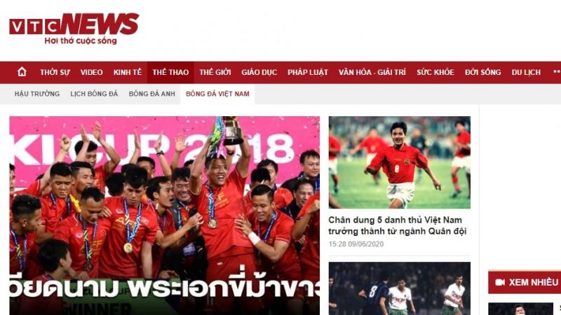 Top 14 website về bóng đá nổi tiếng nhất Việt Nam