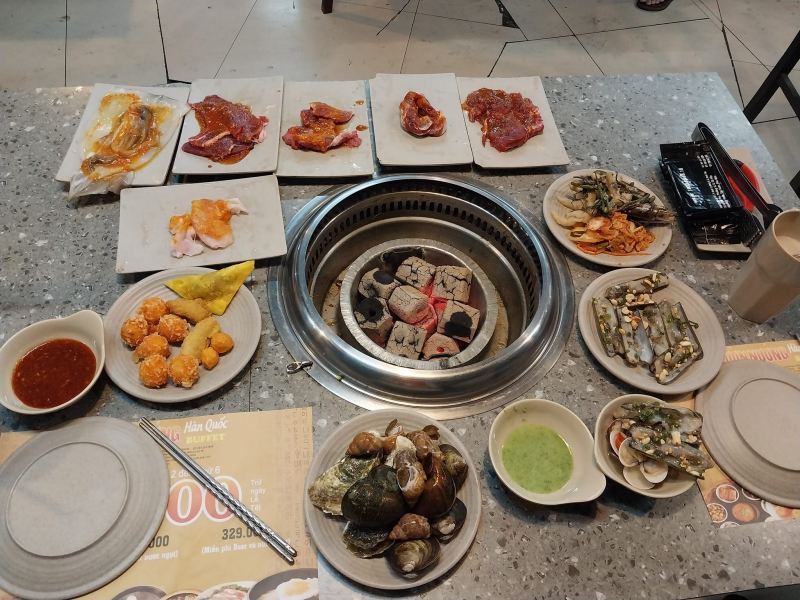 Vườn Nướng Hàn Quốc Buffet