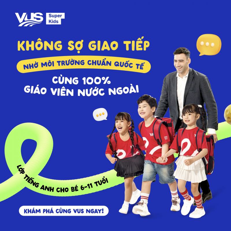 VUS - Tiếng Anh phát triển toàn diện