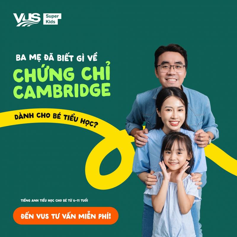 VUS - Tiếng Anh phát triển toàn diện