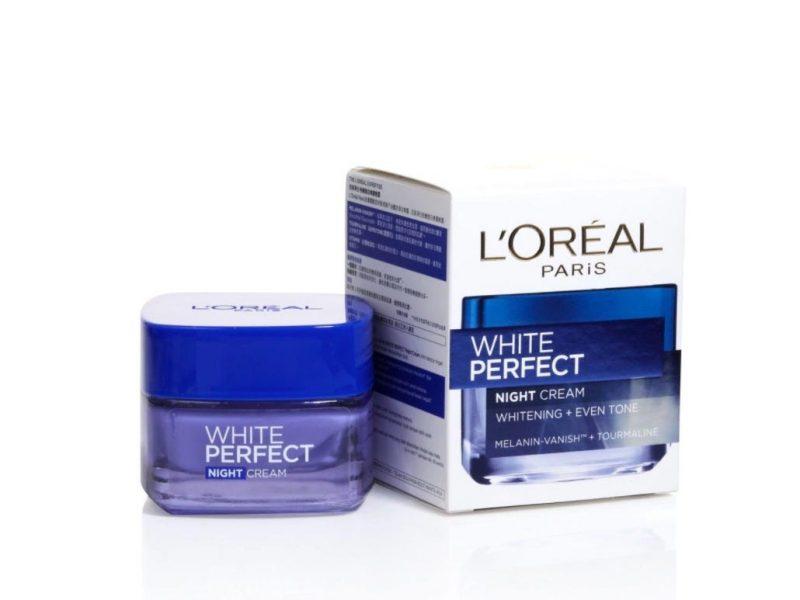 Kem dưỡng trắng ban đêm White Perfect L'oreal