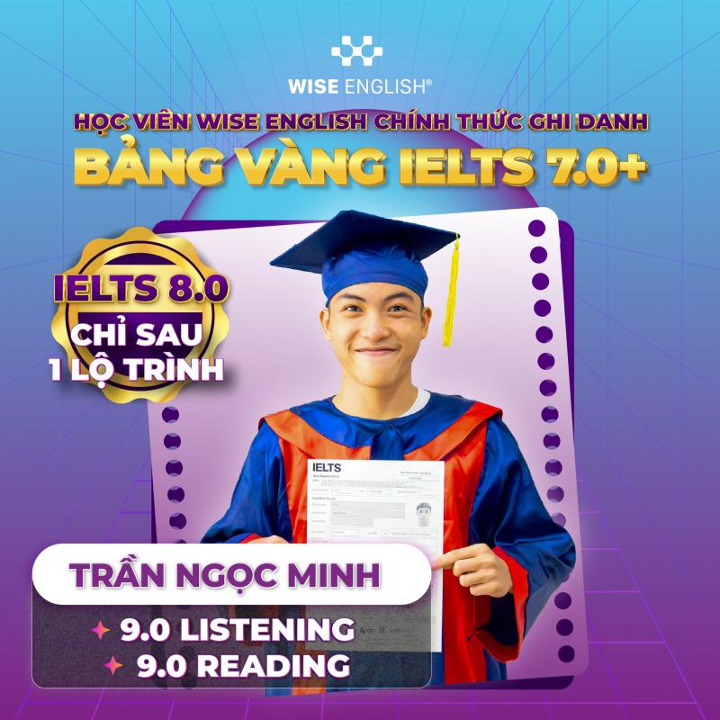 WISE English – Trung tâm luyện thi IELTS uy tín Hà Nội với phương pháp Tư duy não bộ đột phá