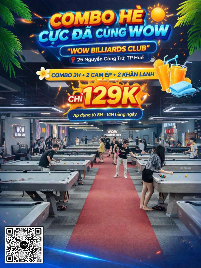 WOW Billiards Club - Huế