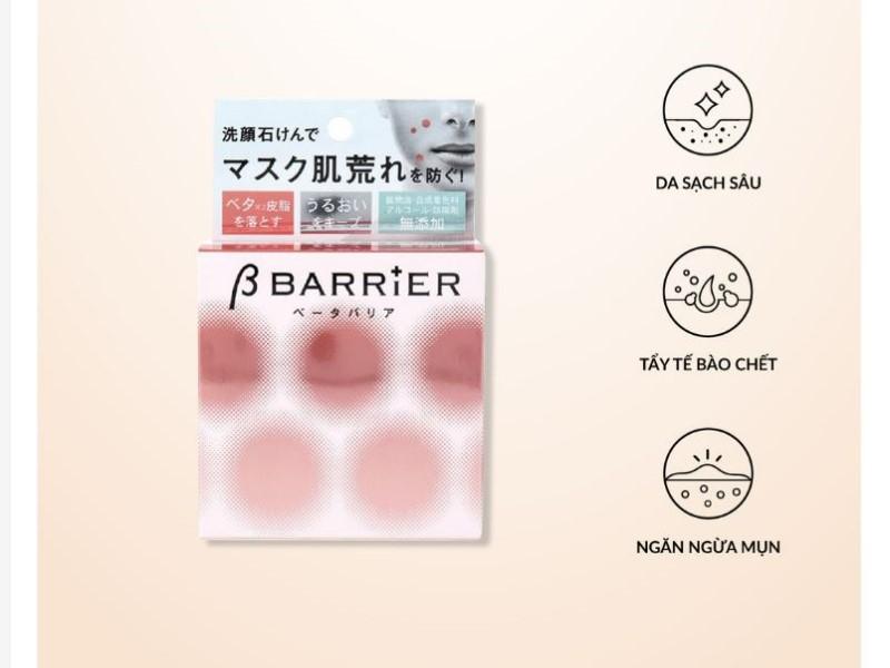 Xà phòng rửa mặt giúp làm sạch bụi bẩn, bã nhờn Pelican B Barrier Facial Soap